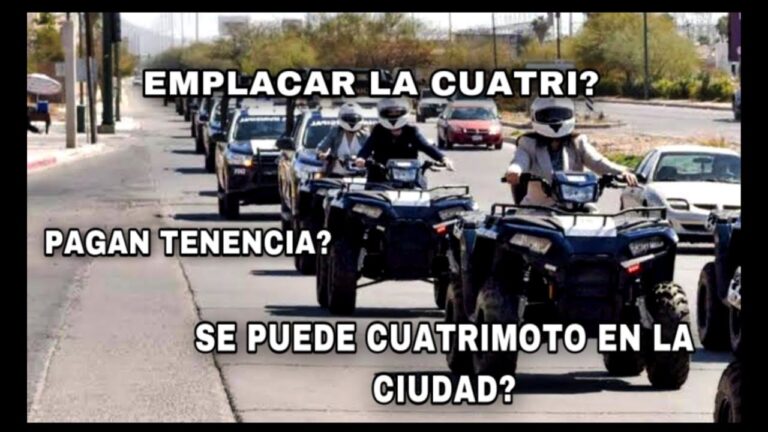 se puede circular con un quad por ciudad