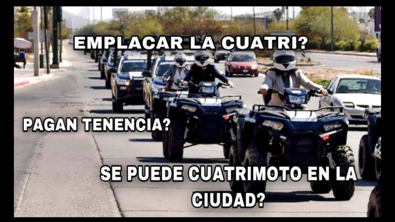 se puede circular con un quad por ciudad