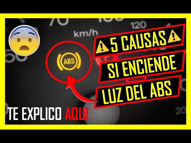se puede conducir con la luz de abs encendida
