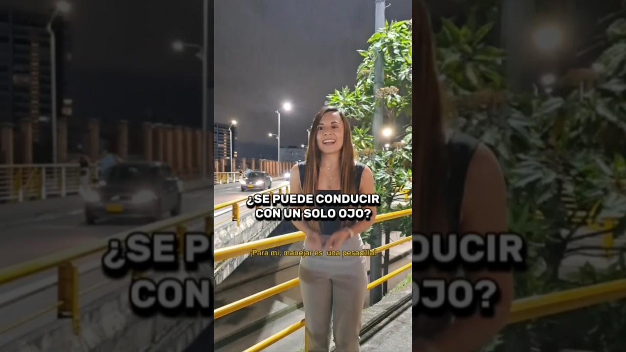 se puede conducir con un ojo solo
