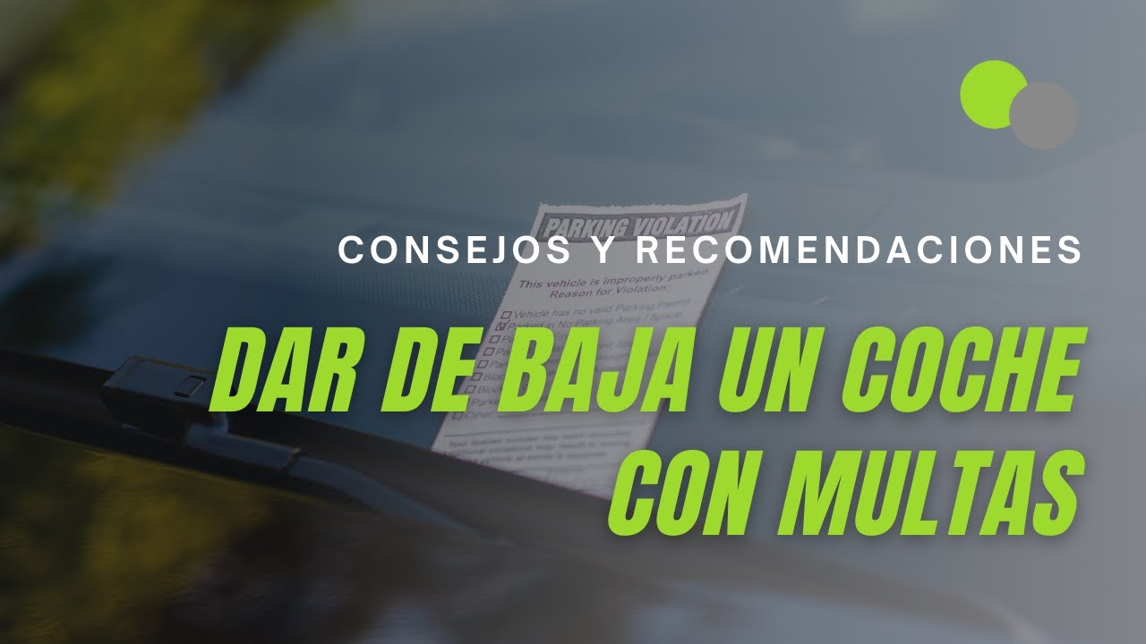 se puede dar de baja un coche con impuestos pendientes