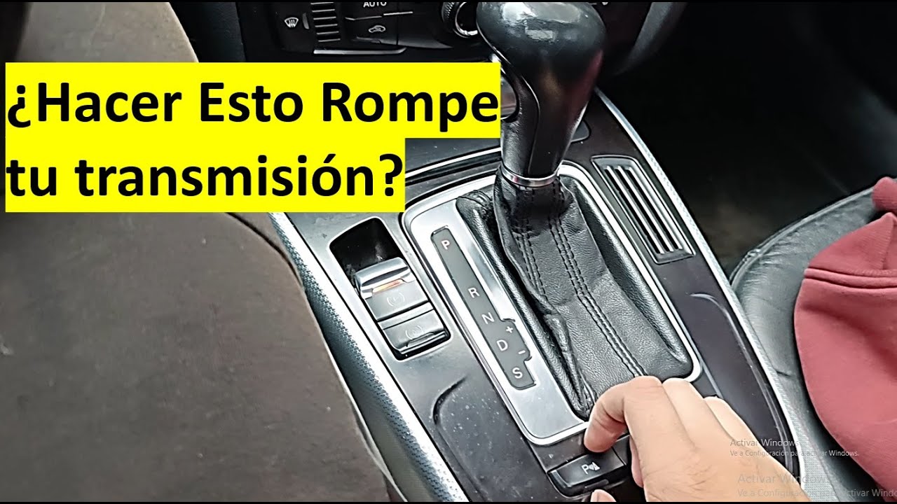 se puede pasar de automático a manual en marcha
