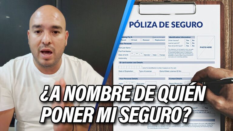 seguro de coche a nombre de otra persona