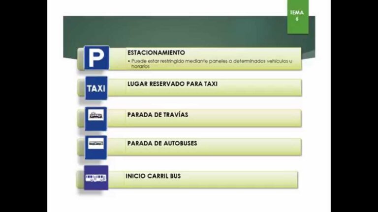 señal de parada de autobus y carril bus