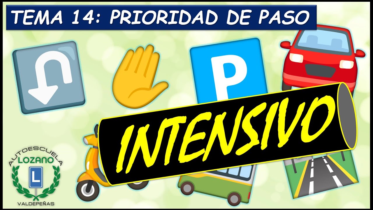 señales de prioridad de paso en intersecciones