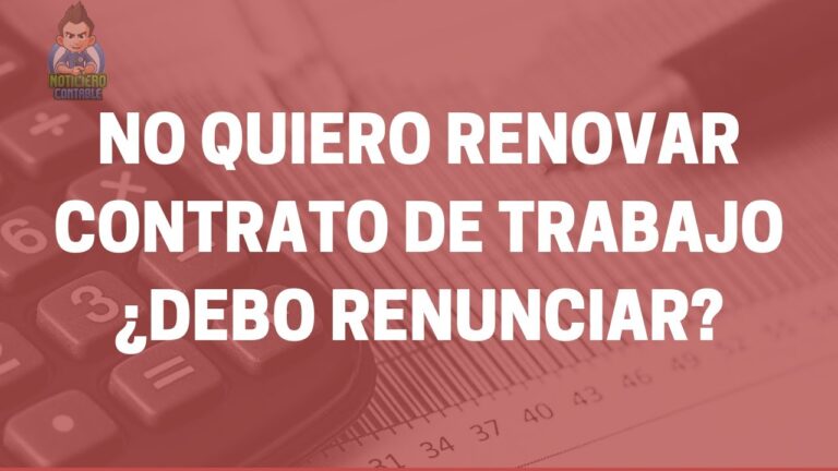 señales de que no te van a renovar el contrato