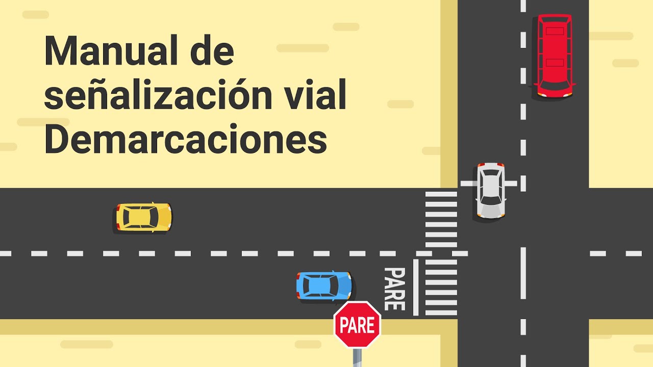 señales de tráfico pintadas en el suelo