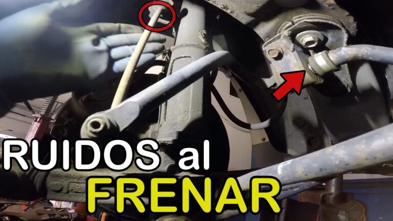si la amortiguación está en malas condiciones al frenar