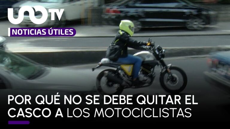 si se encuentra un motorista accidentado debe quitarle el casco