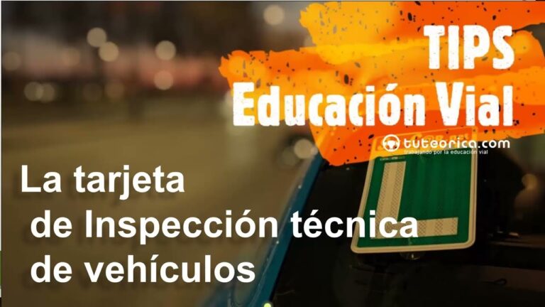 tarjeta de inspección técnica de vehículos