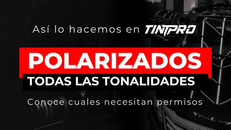 tonos grados de tintado de lunas