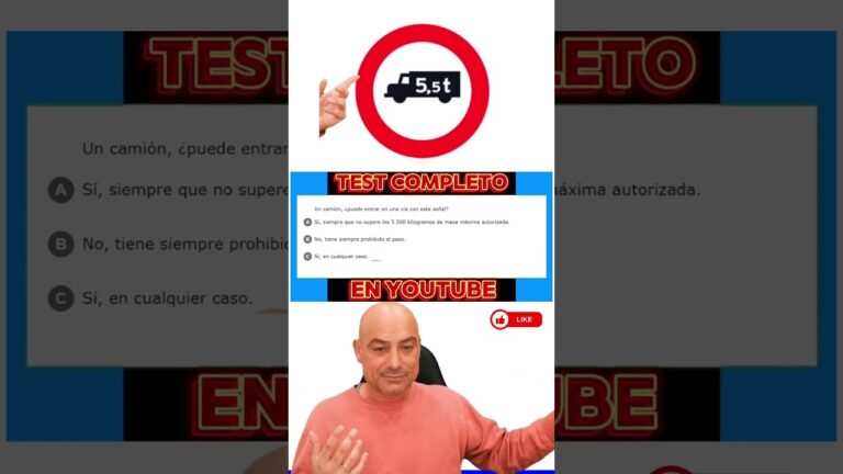 un camión puede entrar en una vía con esta señal