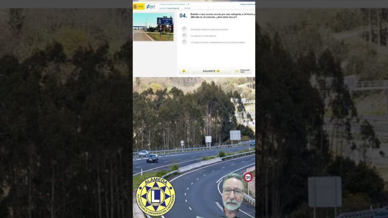 un vehículo circula a velocidad anormalmente reducida cuando